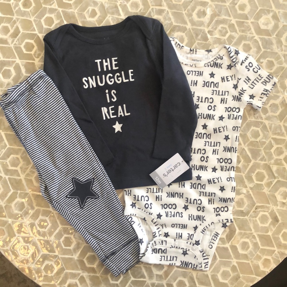 Carters Cute Pajama & Onesie Set